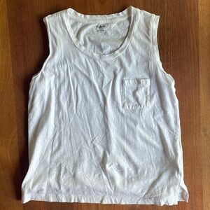 Madewell Cutoff Tank, Size Small